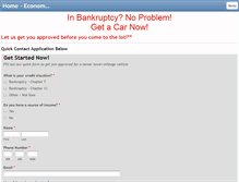 Tablet Screenshot of bankruptcycardealer.com